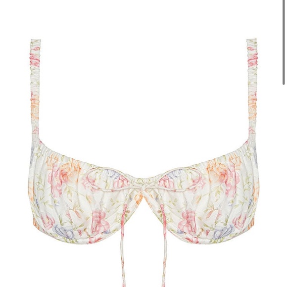 NWT For Love & Lemons rosie underwire bra Small DD - Picture 1 of 4